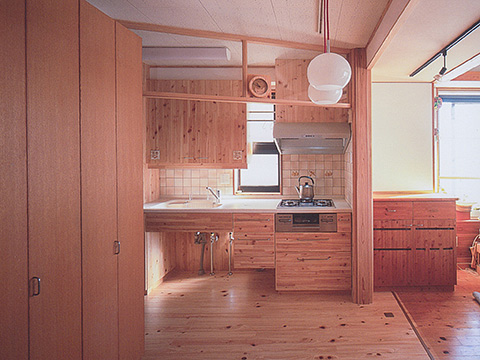 無垢オーダーキッチン