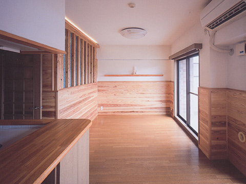 リフォーム後のリビング