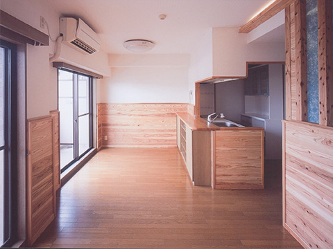 リフォーム後のリビング