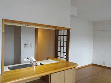 リフォーム前のキッチン