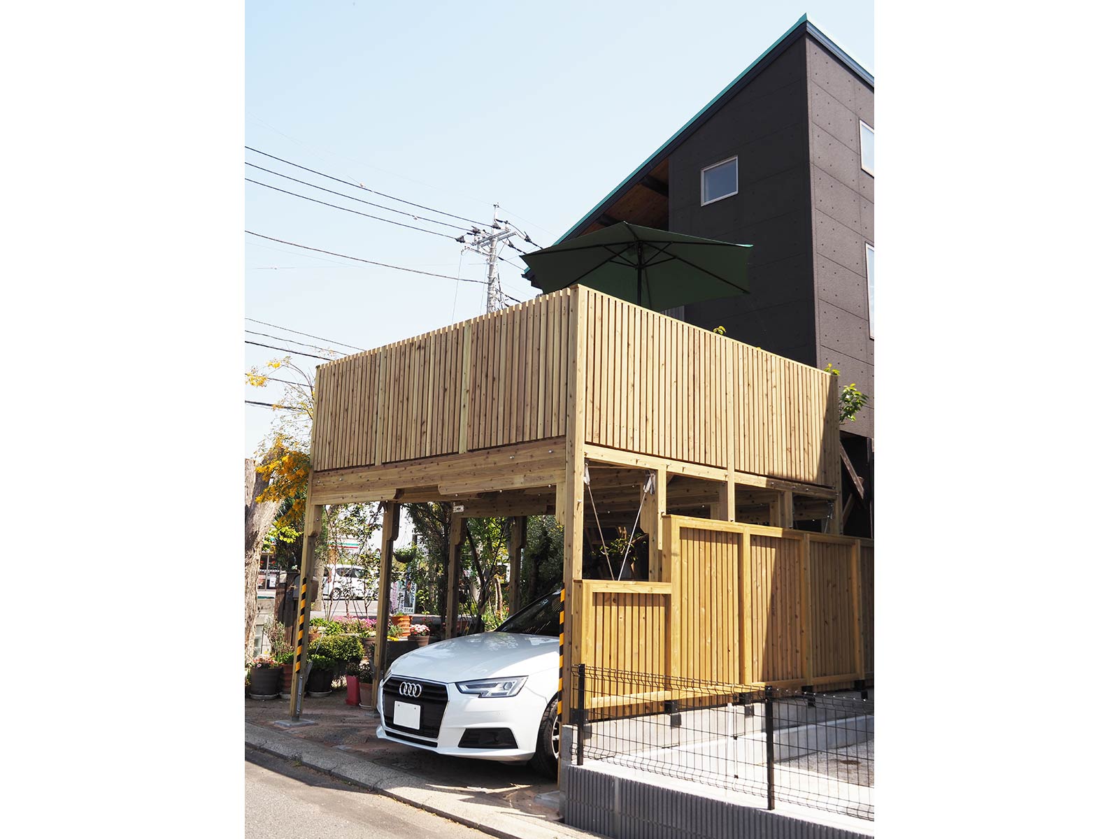 ウッドデッキ 杉